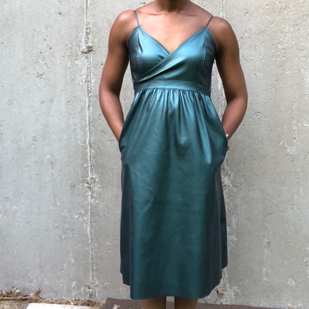 Zara faux leather dress (Worn Twice)